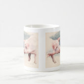 Zwei wenig Piggies 2012 Kaffeetasse (Mittel)