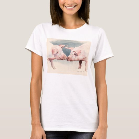 Zwei wenig Piggies 2012 T-Shirt (Vorderseite)