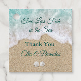 Zwei weniger Fische im Meer Danke Geschenkanhänger