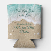 Zwei weniger Fische im Meer Dosenkühler (Rückseite)