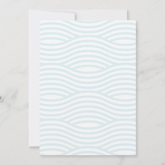 Zwei weniger Fische im Meer // Engagement Party Einladung (Rückseite)