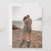 Zwei weniger Fische im Meer | Foto Verlobung Ankündigung (Rückseite)