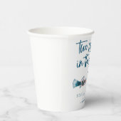 Zwei weniger Fische im Meer Pappbecher (Rechts)