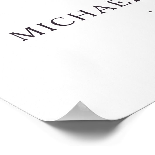 Zwei weniger Fische im Meer Poster (Ecke)