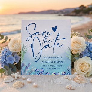 Zwei weniger Fische im Meer Sommerhochzeit Save The Date