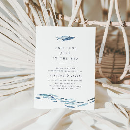 Zwei weniger Fische in der Sea Engagement Party Einladung