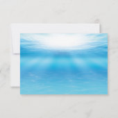 Zwei weniger Fische unter Wasser im UAWG RSVP Karte (Rückseite)