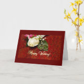 *ZWEI WERDEN EINE, DANN KOMMT DIE FUN* KARTE (Gelbe Blume)