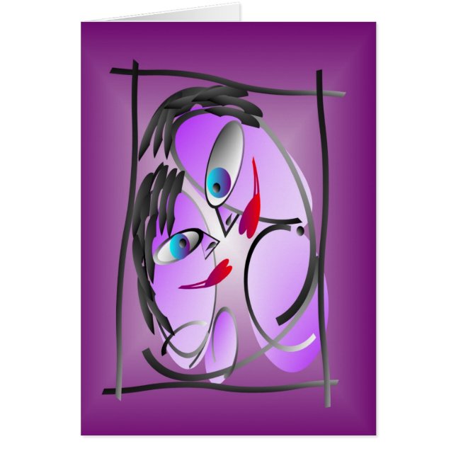 Zwei werden eins in Lila (Vorne)