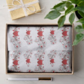 Zwei werden Eins Scroll-Herzen Seidenpapier (Geschenk)