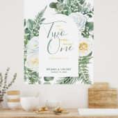 Zwei werden zu einer Bibelverse-Hochzeit Poster (Küche)