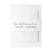 Zwei werden zu einer Christlichen Hochzeit der Bib Einladungsbanderole (Vorderseite Beispiel)