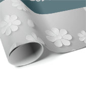 Zwei werden zur Hochzeit eines Mannes Geschenkpapier (Rolleneckpunkt)