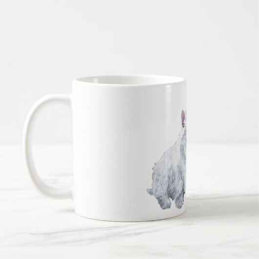 Zwei West Highland White Terriers Kaffeetasse (Links)