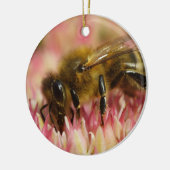Zwei Western Honey Bees Keramikornament (Links)