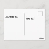 Zwei Western Tanager-Vögel stehend im Vogelbad Postkarte (Rückseite)