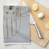 Zwei Westie Kumpel Geschirrtuch (Viertel Falte)