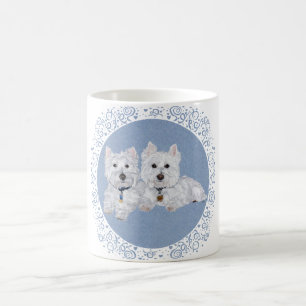 Zwei Westies Kaffeetasse