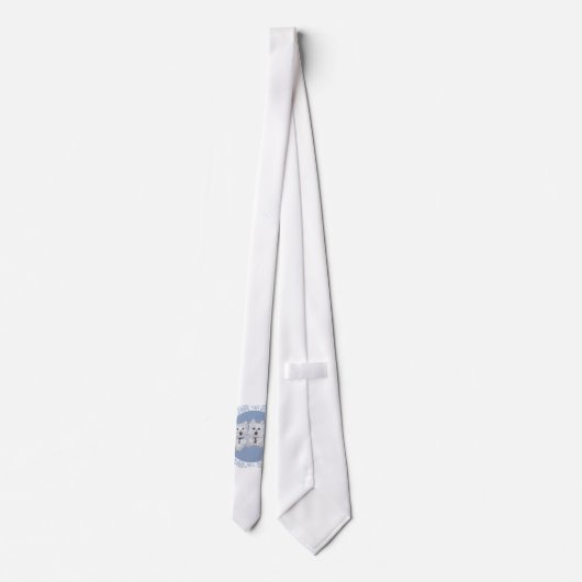 Zwei Westies Krawatte (Rückseite)