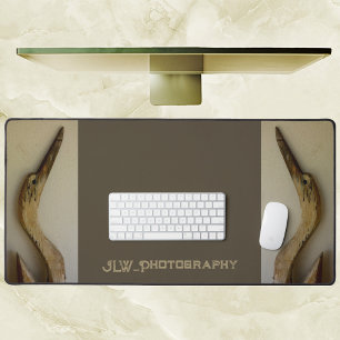 Zwei wetterfeste Heronen Küstenstreifen braun anpa Schreibtischunterlage