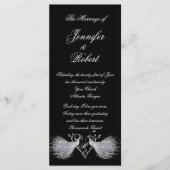 Zwei White Peacocks und das Herz Monogram Programm (Vorderseite)