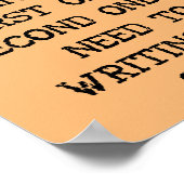 Zwei wichtige Lektionen Funny Poster Sign (Ecke)