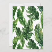 Zwei Wild Birthday Gold Safari Jungle Animals Part Einladung (Rückseite)