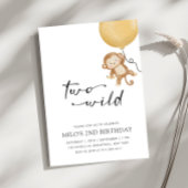 Zwei wild lebende Minimalistische Affen zweiter Ge Einladung