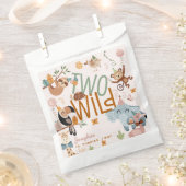 Zwei wild lebende Safari-Tiere Kindergeburtstag Pa Geschenktütchen (Ausgeschnitten)