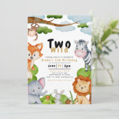 Zwei wild lebende Tiere Zweite Einladung zum 2. Ge (Stehend Vorderseite)