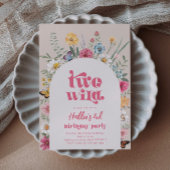 Zwei Wildblumen Einladung