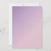 Zwei Wildblumen - zweite Geburtstagsfeier Einladung (Rückseite)