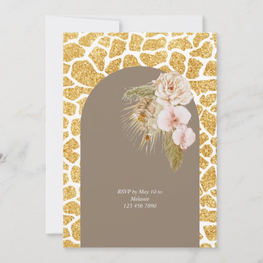 Zwei wilde Babys, 2. Einladung (Rückseite)