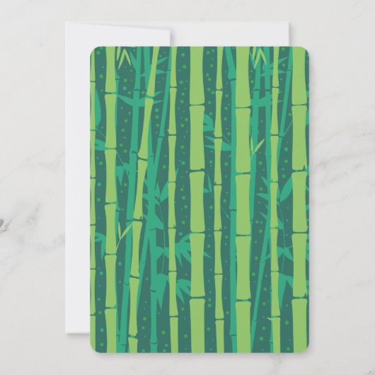 Zwei wilde Niedliche Rote Panda Kinder zum zweiten Einladung (Rückseite)