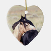 Zwei Wilde Pferde - Pferde Keramikornament (Rechts)