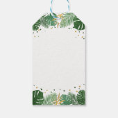 Zwei wilde Safari Tiere Junge Geburtstag Gabe Geschenkanhänger (Rückseite)