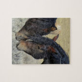 Zwei Wildpferde Puzzle (Horizontal)