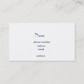 Zwei Wildpferde Visitenkarte (Rückseite)