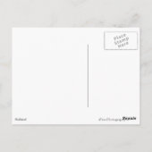 Zwei Windmühlen mit Reflektion bei Sonnenuntergang Postkarte (Rückseite)