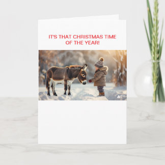 ZWEI WINTERFREUNDE BEI CHRISTMAS EINLADUNG