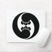 Zwei Wirbel im Uhrzeigersinn Mousepad (Mit Mouse)