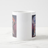 Zwei Wölfe 2001 Jumbo-Tasse (Vorderseite)