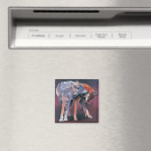Zwei Wölfe 2001 Magnet (In Situ (Geschirrspüler))