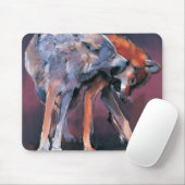 Zwei Wölfe 2001 Mousepad (Mit Mouse)
