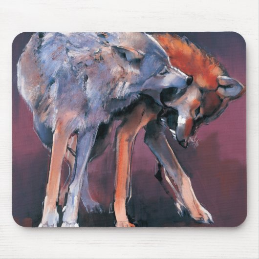 Zwei Wölfe 2001 Mousepad (Vorne)