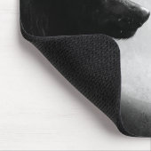 Zwei Wölfe gegenüberstehen Mousepad (Ecke)