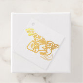 Zwei Wölfe Herbst Geschenkanhänger (Mit Box)