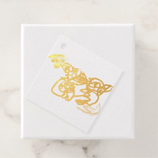 Zwei Wölfe Herbst Geschenkanhänger (Mit Box)