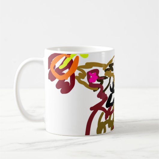 Zwei Wölfe Herbst Kaffeetasse (Links)