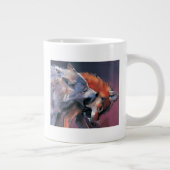 Zwei Wölfe Jumbo-Tasse (Rechts)